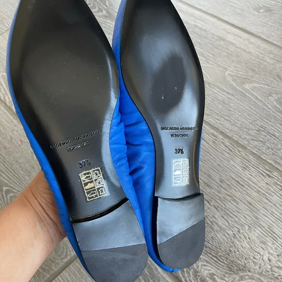 Sigerson Morrison Lahela Leather Ballerina Flats