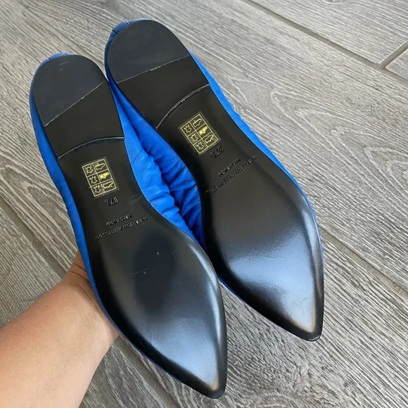 Sigerson Morrison Lahela Leather Ballerina Flats