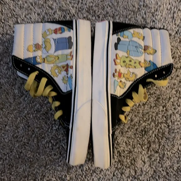 Simpsons Vans SK8-HI High-Top Sneakers