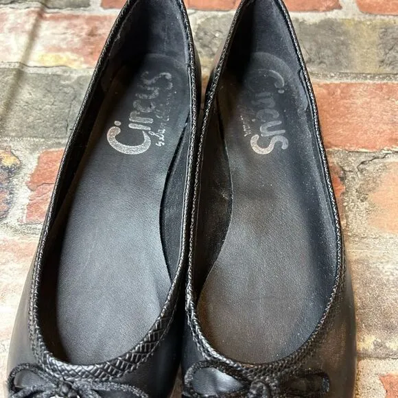 Size 8 Sam Edelman by Circus Black Felicia Ballet Flats