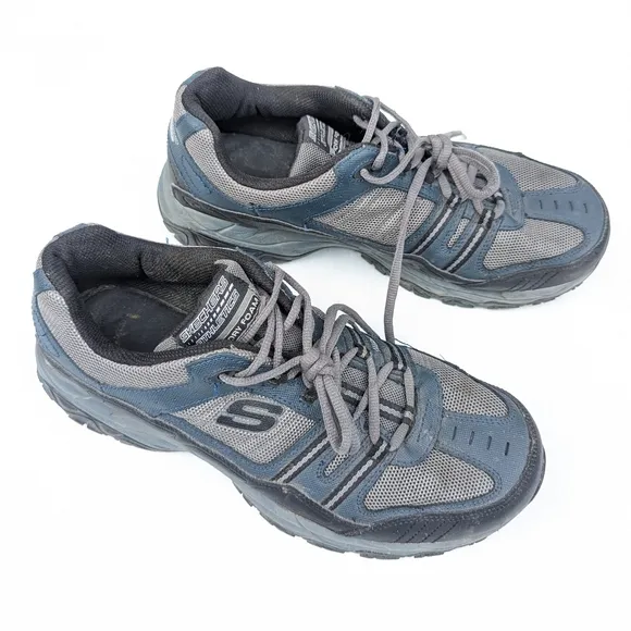 SKECHERS Athletics M-fit 50124EWW men's after burn chunky sneakers size 11
