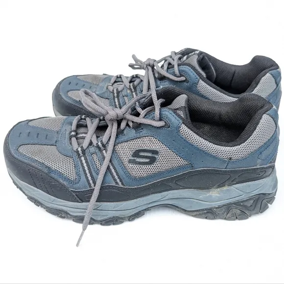 SKECHERS Athletics M-fit 50124EWW men's after burn chunky sneakers size 11