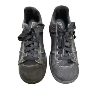 Skechers Black Chunky Y2k 90 Sneakers Side Zipper Detail Size 9.5