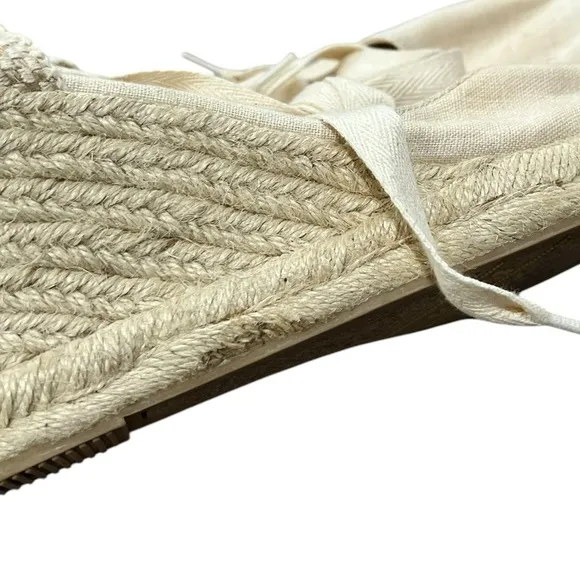 SOLUDOS Lyon Lace Up Espadrilles Wedges