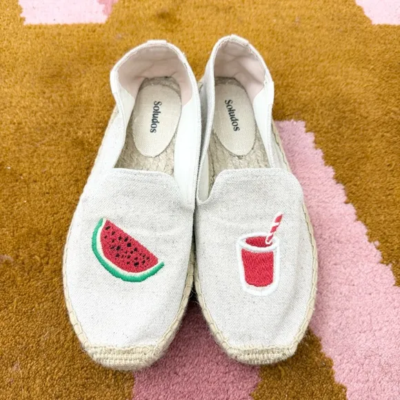 Soludos Watermelon Juice Espadrilles