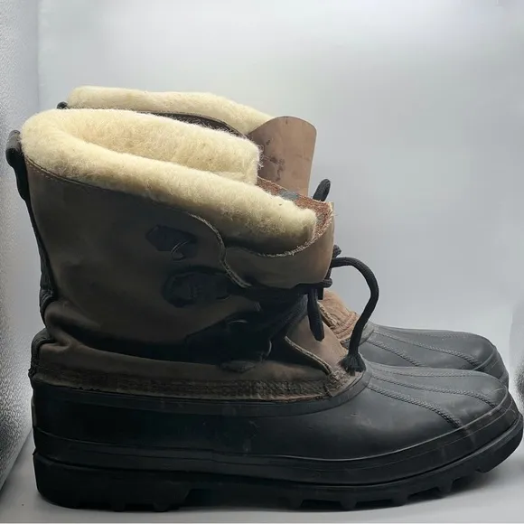 Sorel Brown &amp; Black Snow Boots