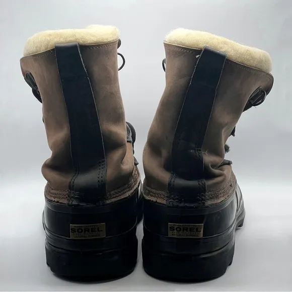 Sorel Brown &amp; Black Snow Boots