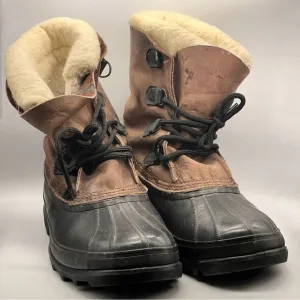 Sorel Brown &amp; Black Snow Boots