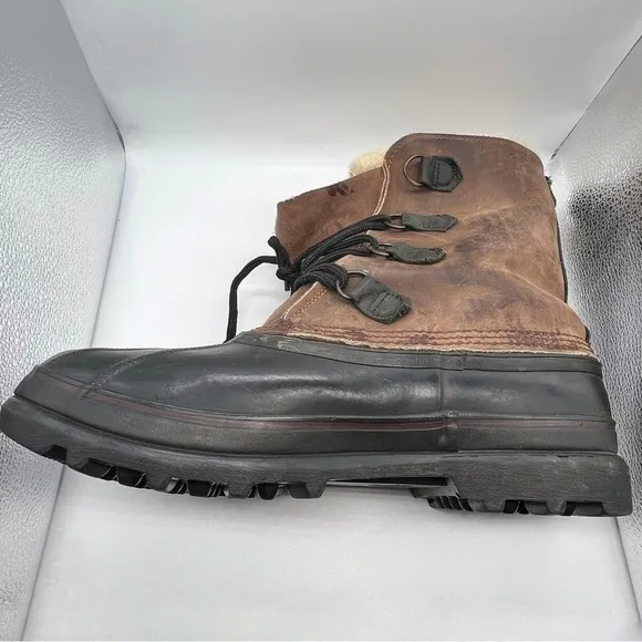 Sorel Brown &amp; Black Snow Boots