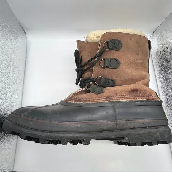 Sorel Brown &amp; Black Snow Boots