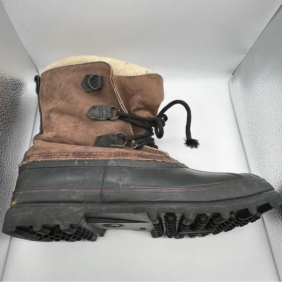 Sorel Brown &amp; Black Snow Boots