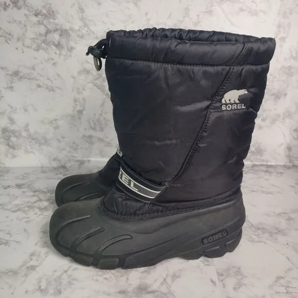 Sorel Glacier Men's Size 7 Insulated‎ Extreme Snow Boots Black Winter Ski