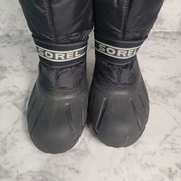 Sorel Glacier Men's Size 7 Insulated‎ Extreme Snow Boots Black Winter Ski