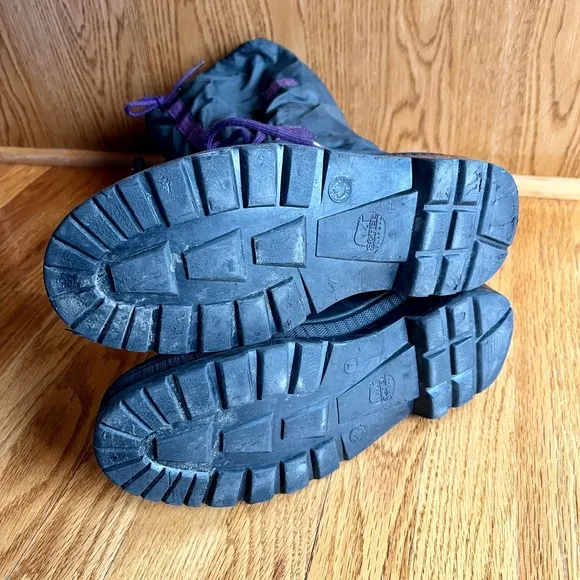 SOREL Kaufman Canada Men's Size 7 Snowcap Winter Boots Purple Unlined