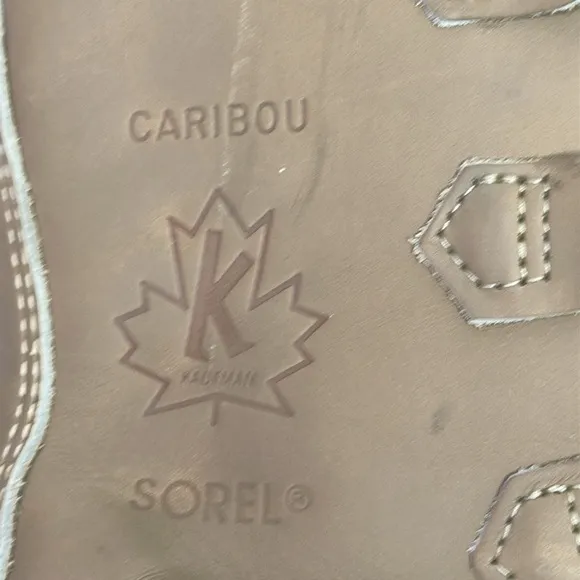 SOREL Men’s Caribou Fleece-trimmed Nubuck and Rubber Snow Boots 11