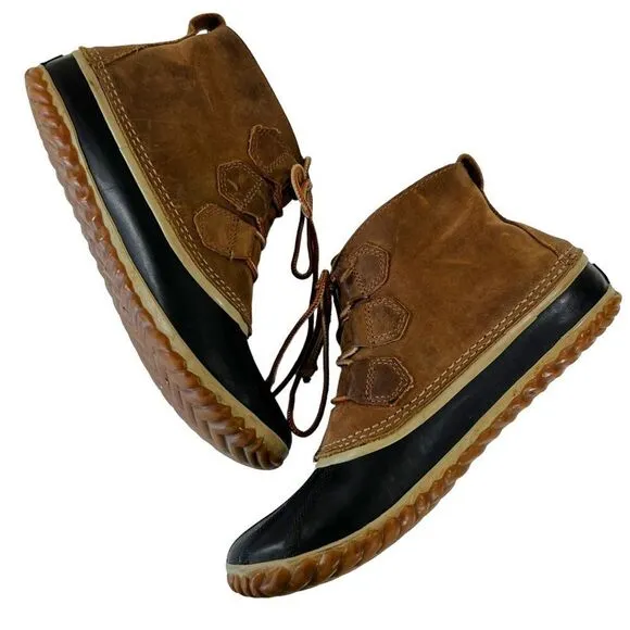Sorel Out 'N' About waterproof leather ankle boots