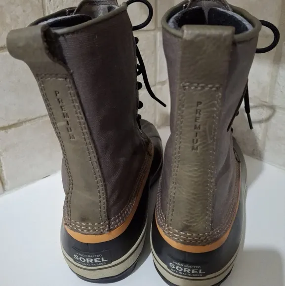 Sorel Premium T CVS Green Black Snow Boots Size 10
