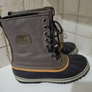Sorel Premium T CVS Green Black Snow Boots Size 10