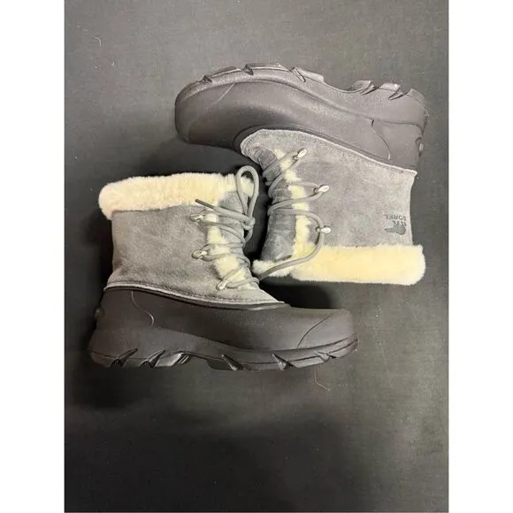 Sorel Snow Angel Quarry Black Waterproof Snow Boots 7