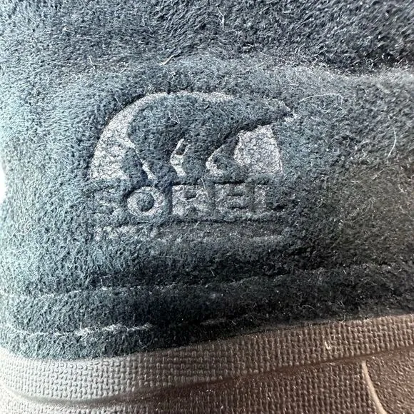 SOREL Snow Angel Suede Fur Lined Zip Boots Thinsulate Size 8