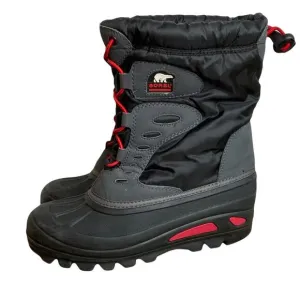 Sorel Storm Racer Snow Winter Boots Black Sz 6