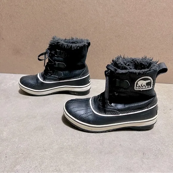 ⚡️Sorel Tivoli Womens Winter Snow Boots, Color Black/Turtledove, Size 6