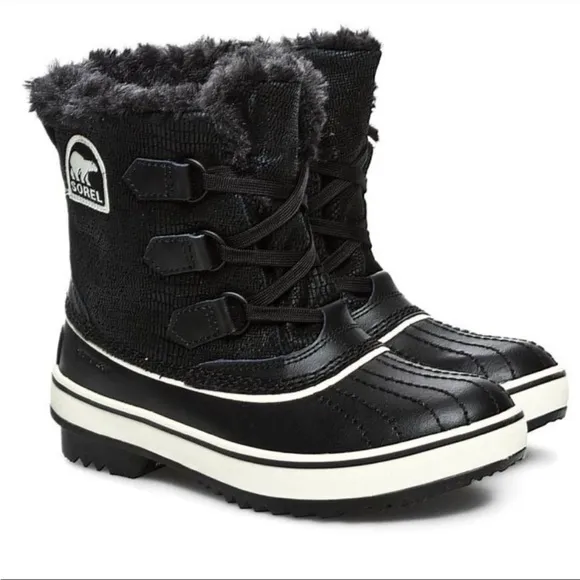⚡️Sorel Tivoli Womens Winter Snow Boots, Color Black/Turtledove, Size 6