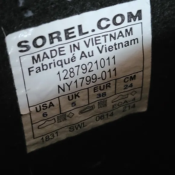 SOREL Winter Insulated Waterproof Boots 6