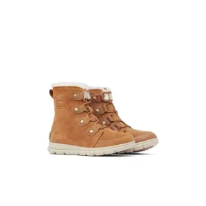 SOREL Womens Brown Removable Insoles Explorer Joan Wedge Leather Snow Boots 6.5