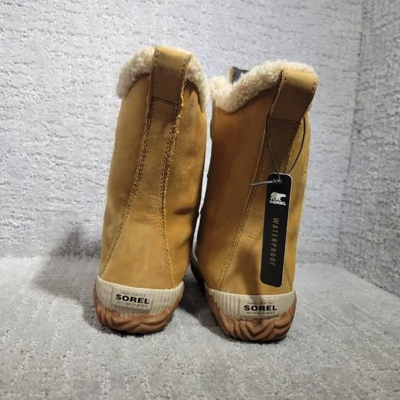 Sorel Women's Out N About Women's Size 6 Lace Up Leather Waterproof Winter Boots