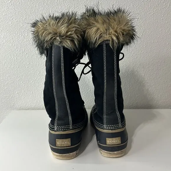 Sorel Joan of Artic Suede Winter‎ Snow Boots Sz 9