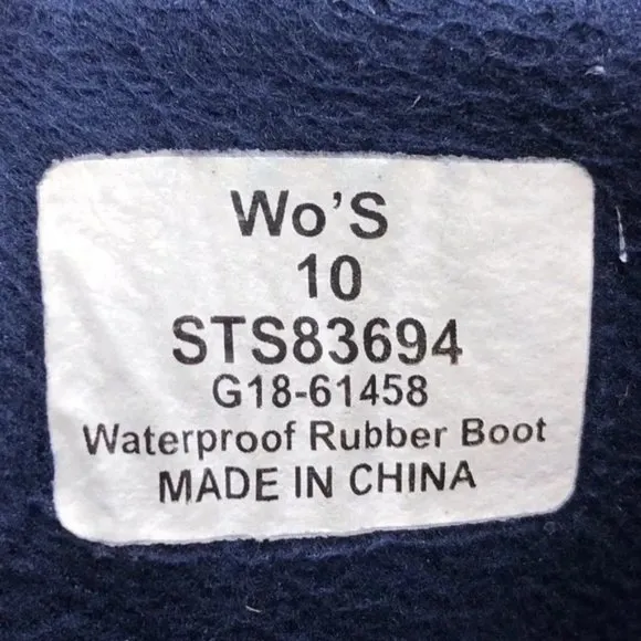 Sperry Gosling Winter Rain Snow Boots 10