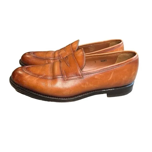 Spier &amp; Mackay Men’s Size 7 Leather Penny Loafers Dress Shoes