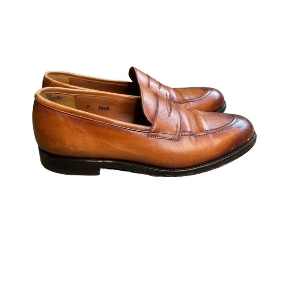 Spier &amp; Mackay Men’s Size 7 Leather Penny Loafers Dress Shoes