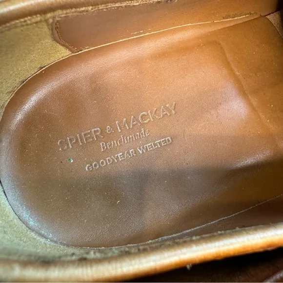 Spier &amp; Mackay Men’s Size 7 Leather Penny Loafers Dress Shoes