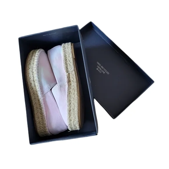 Splendid Laney Pastel Cotton Candy Tie-Dye Platform Espadrilles Shoes 8 NIB‎