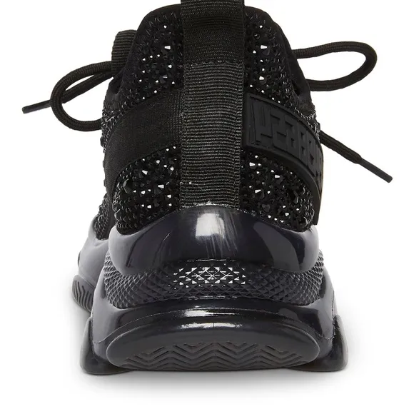 Steve Madden Black Chunky Knit Sneakers