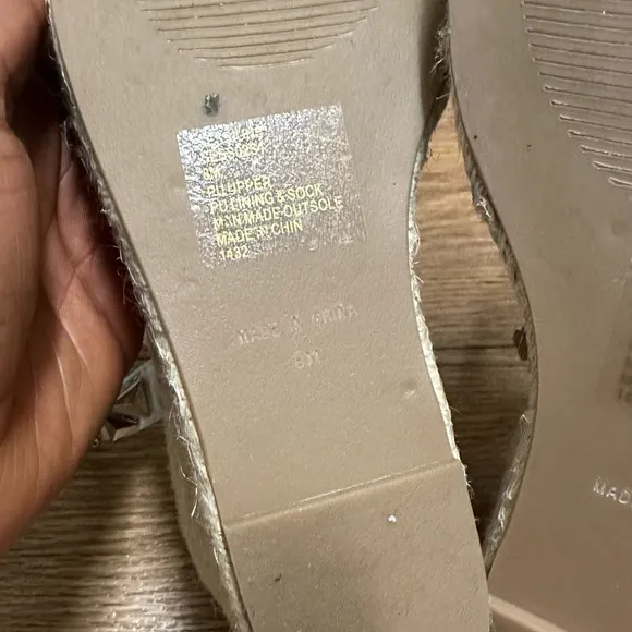STEVE MADDEN Wedge Platform Studded Sandals Espadrilles