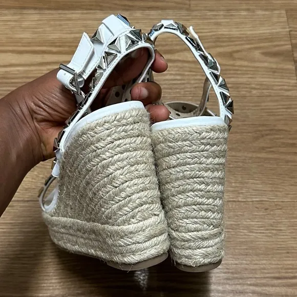 STEVE MADDEN Wedge Platform Studded Sandals Espadrilles