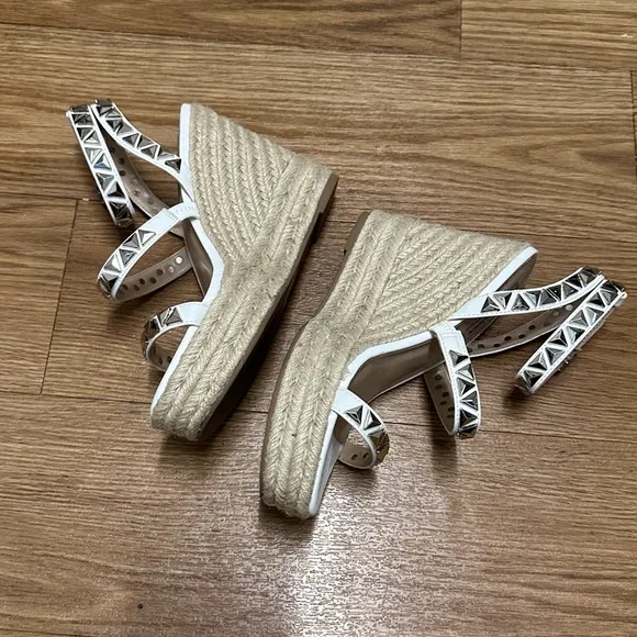 STEVE MADDEN Wedge Platform Studded Sandals Espadrilles