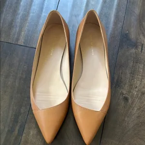 Stuart Weitzman Avenue Leather Ballet Flats