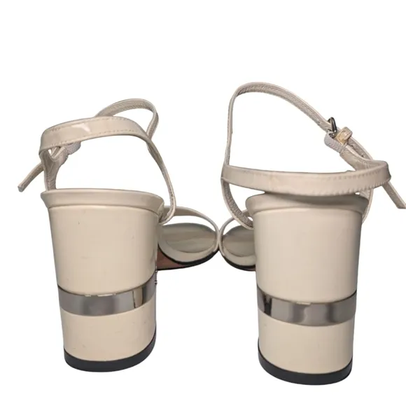 Stuart Weitzman Cream Strappy Sandals