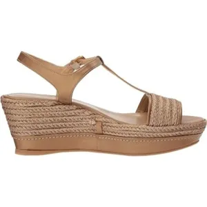 Stuart Weitzman Gold Braided Italian Leather Metallic Platform Wedge Espadrilles