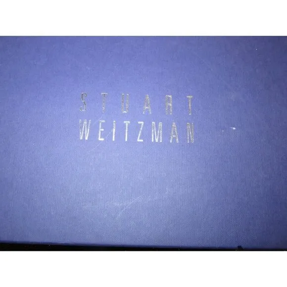 Stuart Weitzman Gold Braided Italian Leather Metallic Platform Wedge Espadrilles