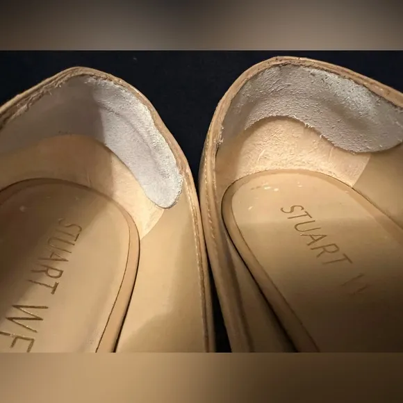 Stuart Weitzman Tan or Beige Neutral Pointed Toe Flats Size 8B