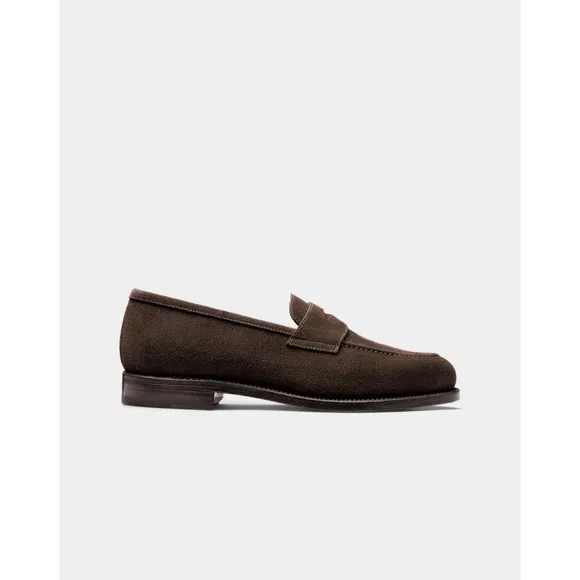 Suitsupply Brown Suede Loafers Sleek Minimalist Design