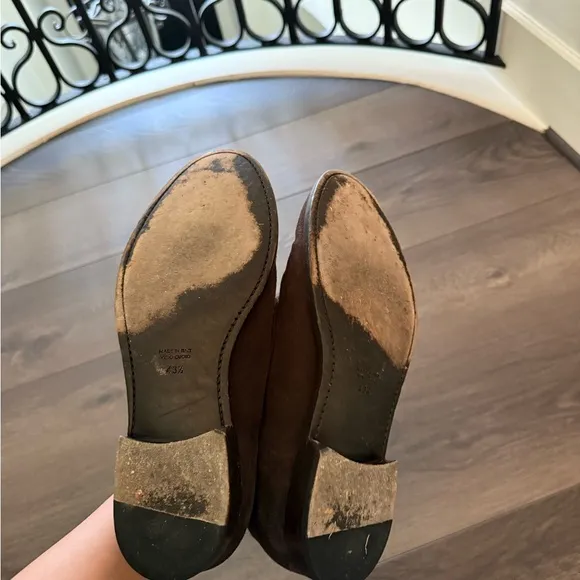 Suitsupply Brown Suede Loafers Sleek Minimalist Design