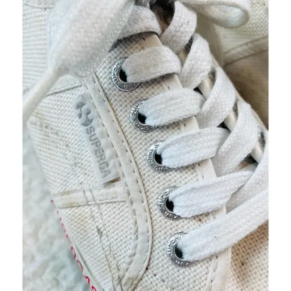 SUPERGA • 2790 COTU Mini Lettering Platform Sneakers