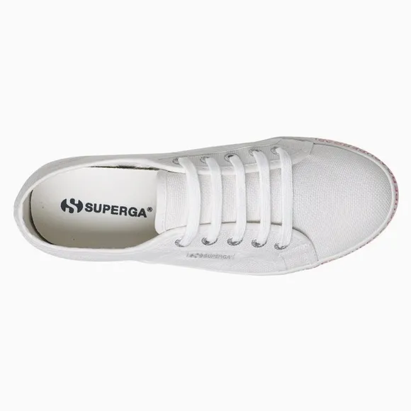 SUPERGA • 2790 COTU Mini Lettering Platform Sneakers