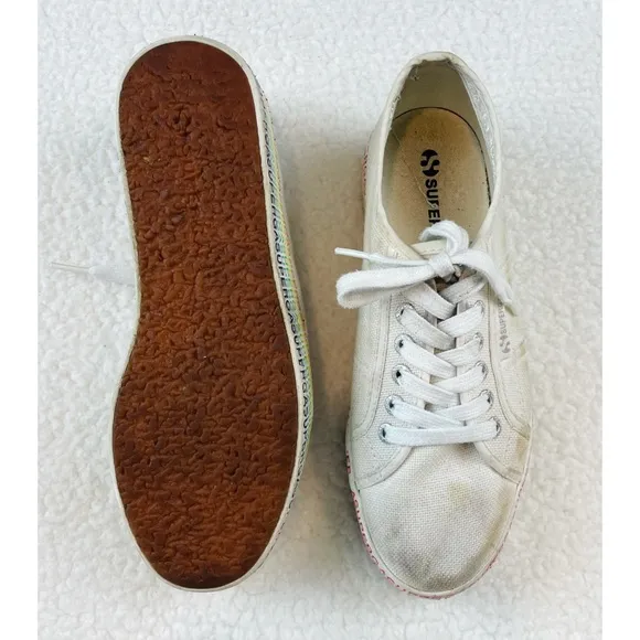 SUPERGA • 2790 COTU Mini Lettering Platform Sneakers